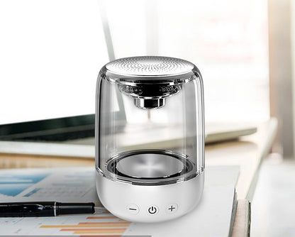 Experience Powerful Sound Anywhere with Our Portable Bluetooth Speaker - Features Colorful LED Lights and Built-in Radio