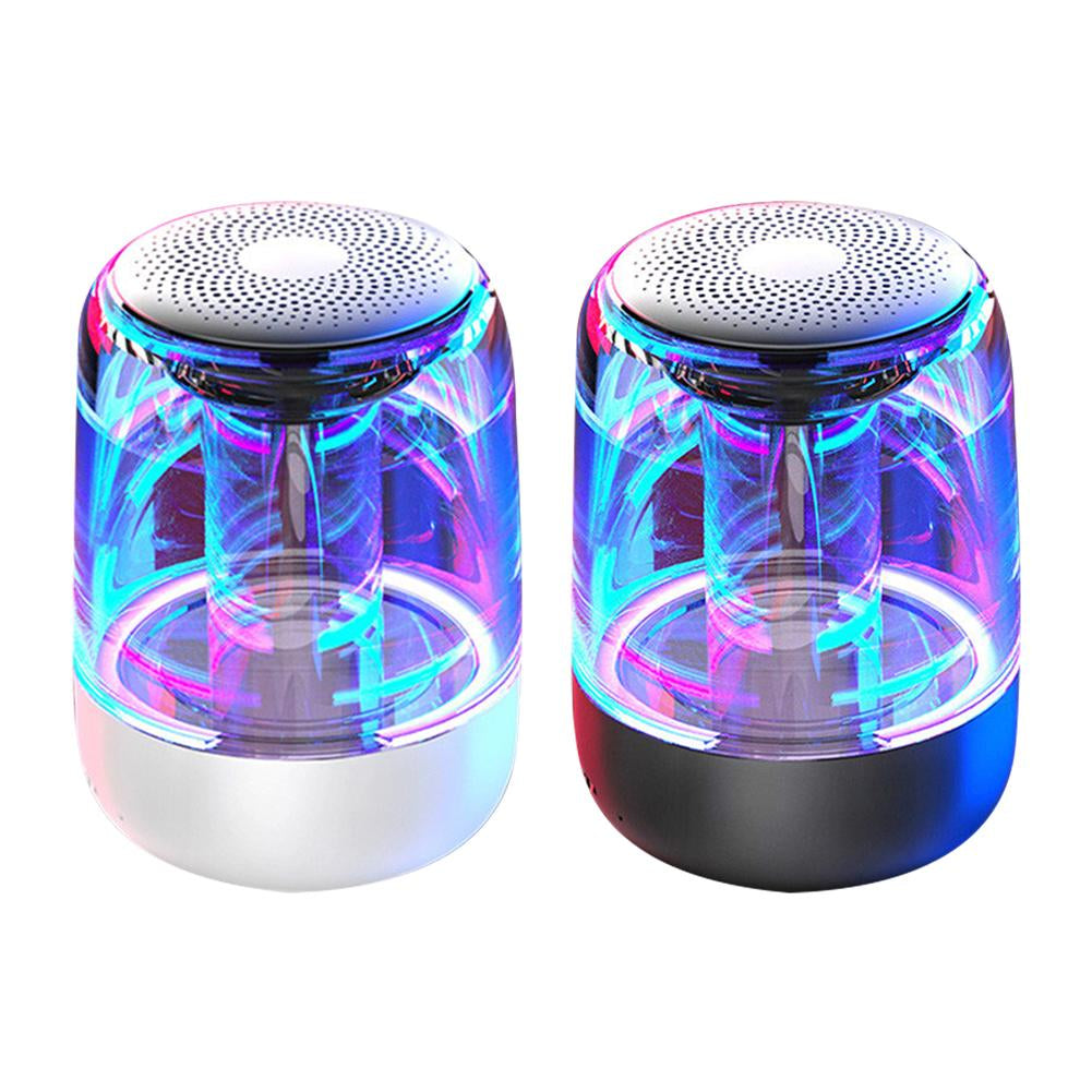 Experience Powerful Sound Anywhere with Our Portable Bluetooth Speaker - Features Colorful LED Lights and Built-in Radio