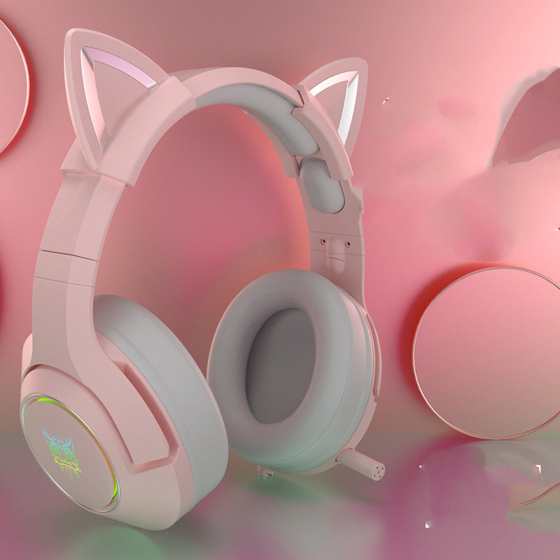 Experience Ultimate Gaming Comfort with Our Cute Girls Wired Head-Mounted Headset