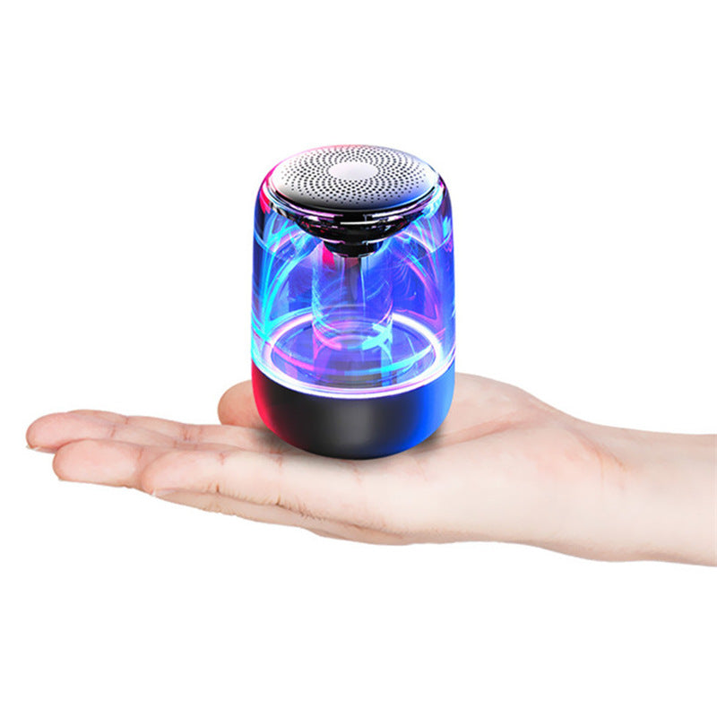 Experience Powerful Sound Anywhere with Our Portable Bluetooth Speaker - Features Colorful LED Lights and Built-in Radio
