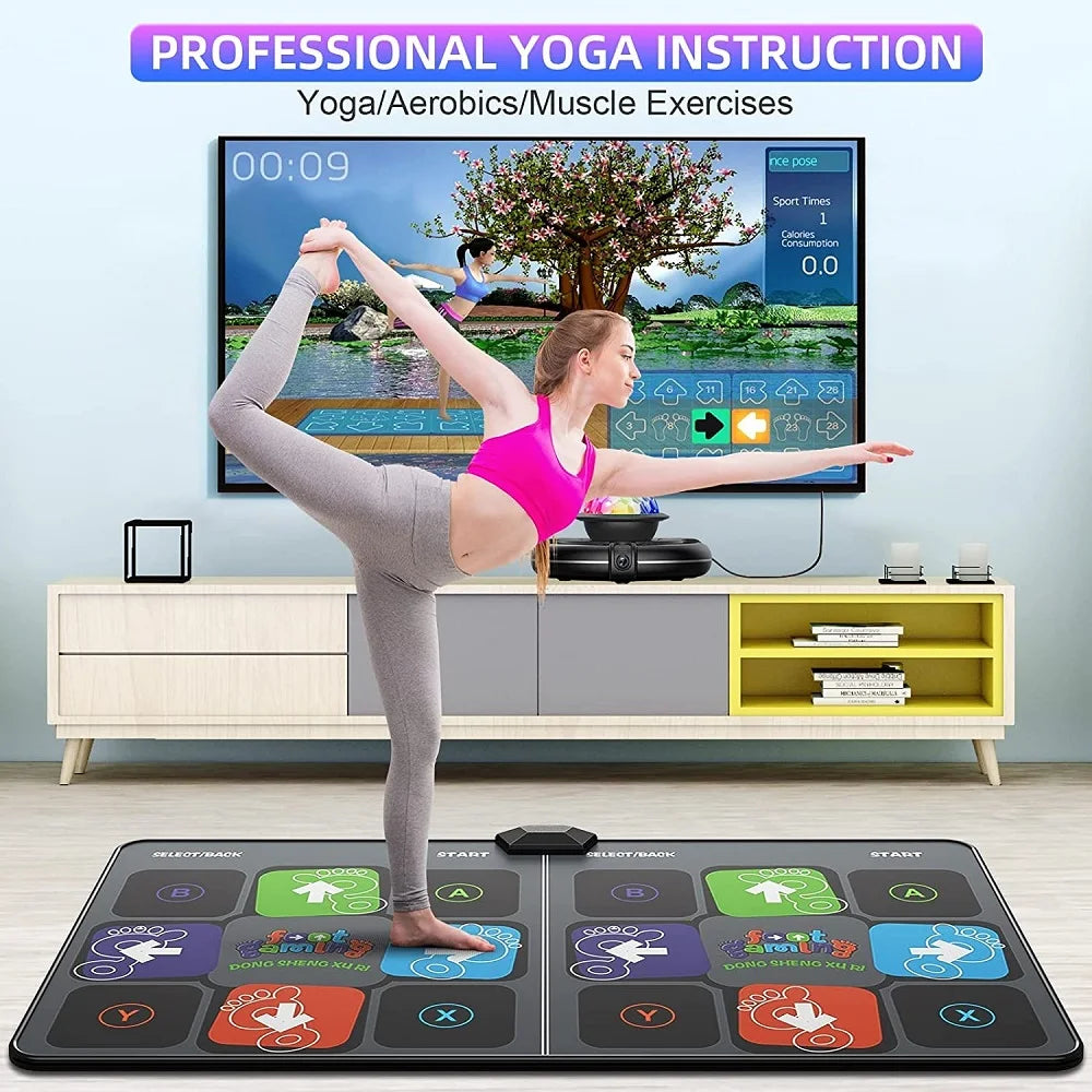 Transform Your Living Room into a Dance Studio with the Wireless Dance Mat Game for TV/PC - Fun Fitness for the Whole Family!