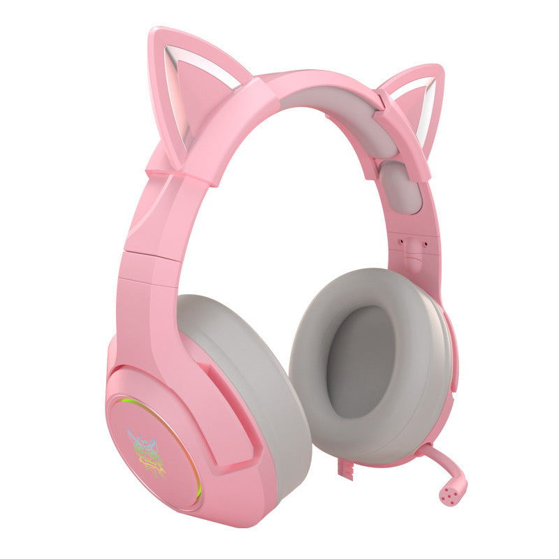 Experience Ultimate Gaming Comfort with Our Cute Girls Wired Head-Mounted Headset