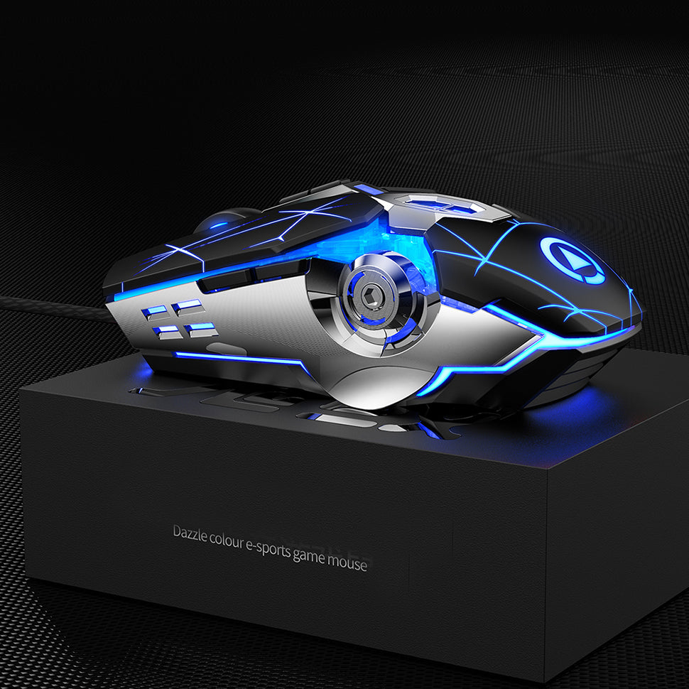Elevate Your Gaming Experience with the Silent Wired Gaming Mouse - Perfect for Competitive Play!