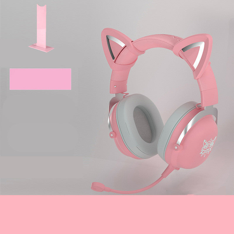 Experience Ultimate Gaming Comfort with Our Cute Girls Wired Head-Mounted Headset